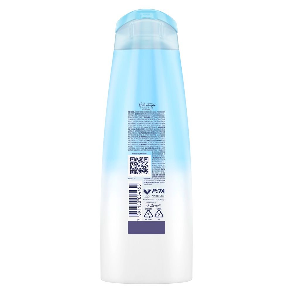 Shampoo Dove Hidratação + Vitamina A & E 400ml — imagem 3 | Drogaria Taveira