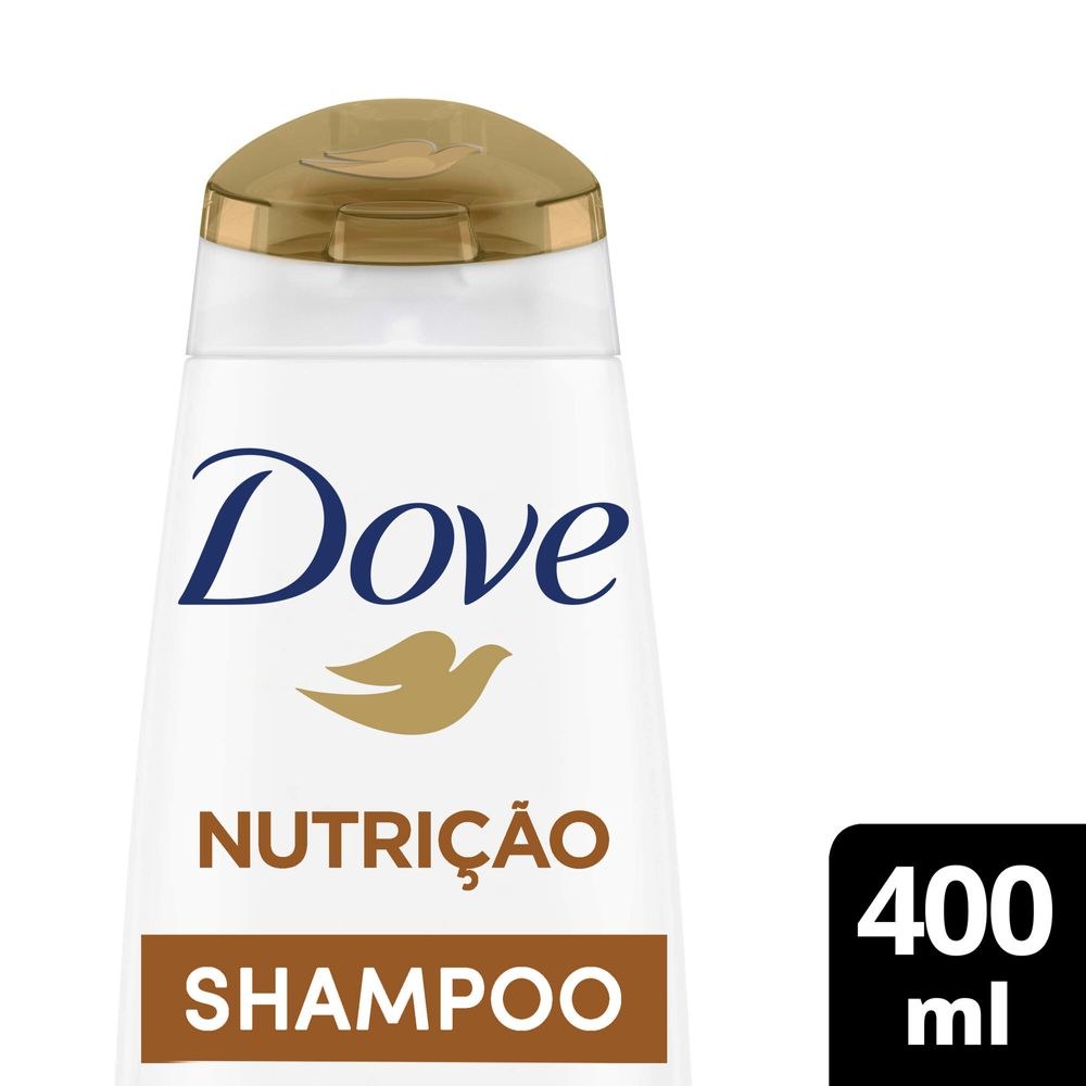 Shampoo Dove Nutrição + Fusão de Óleos 400ml — Dove | Drogaria Taveira