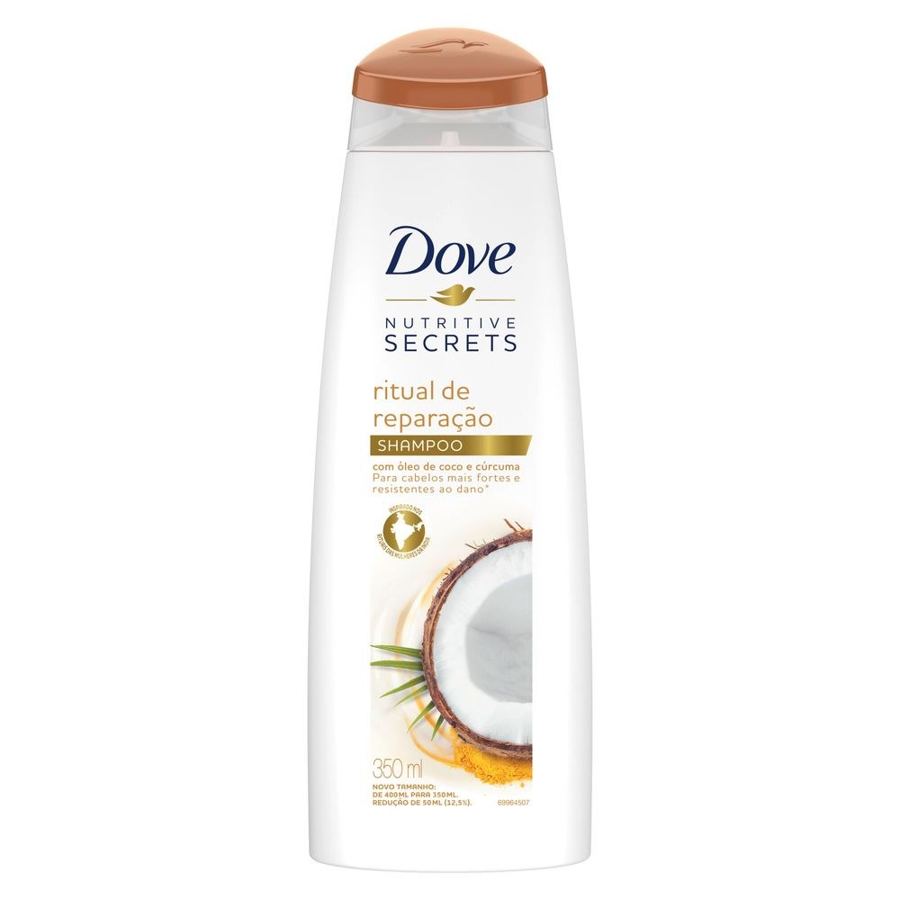 Shampoo Dove Nutritive Secrets Ritual de Reparação 400ml — imagem 2 | Drogaria Taveira