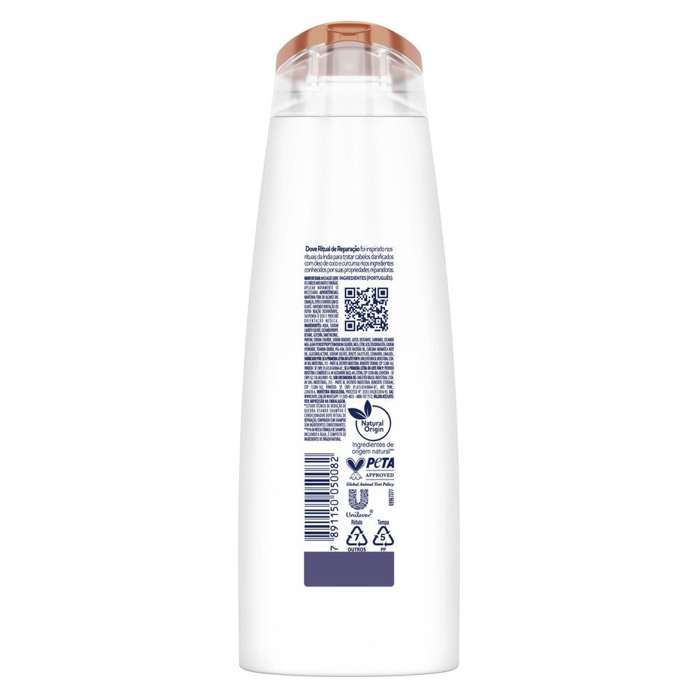 Shampoo Dove Nutritive Secrets Ritual de Reparação 400ml — imagem 3 | Drogaria Taveira