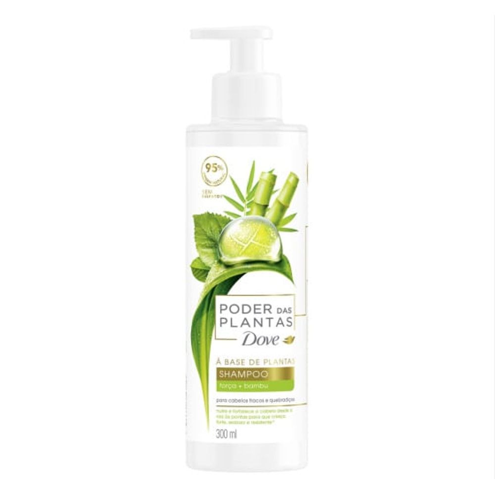 Shampoo Dove Poder das Plantas Força + Bambu 300ml — imagem 2 | Drogaria Taveira