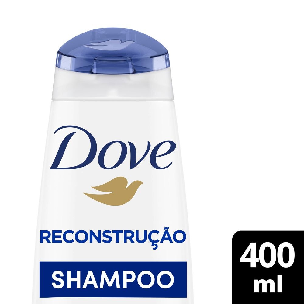 Shampoo Dove Reconstrução + Queratina 400ml — Dove | Drogaria Taveira