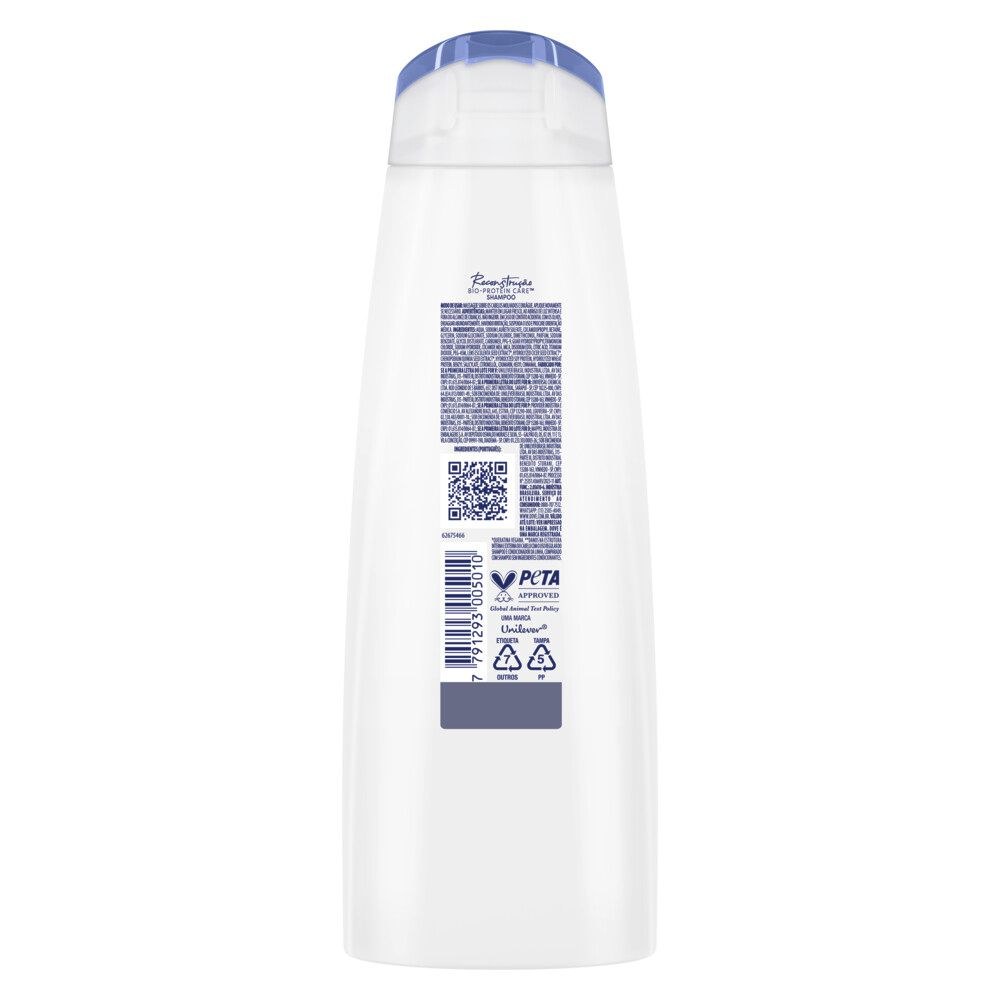 Shampoo Dove Reconstrução + Queratina 400ml — imagem 3 | Drogaria Taveira