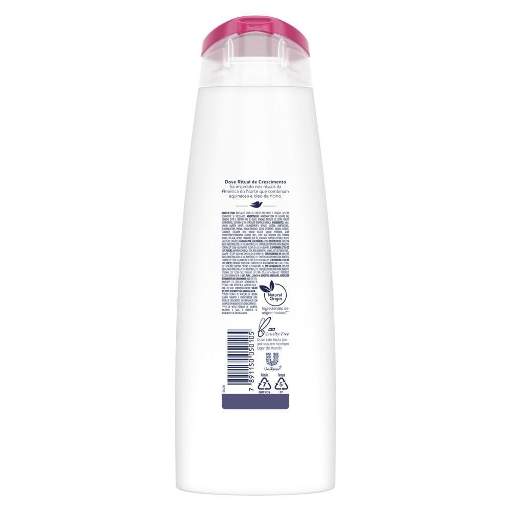 shampoo Dove Ritual Liso Nutrido 400 Ml — imagem 3 | Drogaria Taveira
