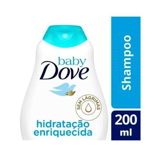 Shampoo Infantil Baby Dove Hidratação Enriquecida 200ml — Dove | Drogaria Taveira