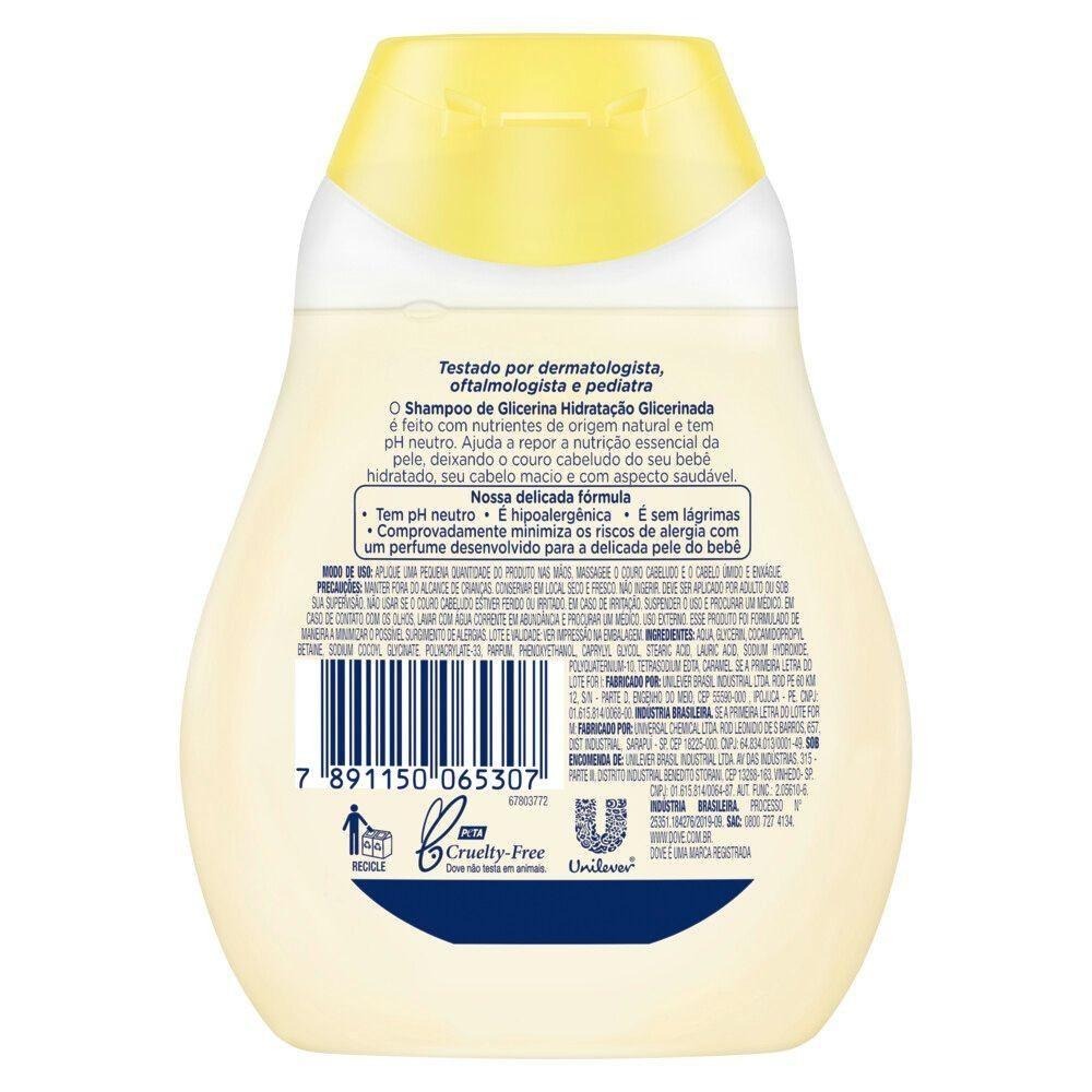 Shampoo Infantil Baby Dove Hidratação Glicerinada 200ml — imagem 3 | Drogaria Taveira