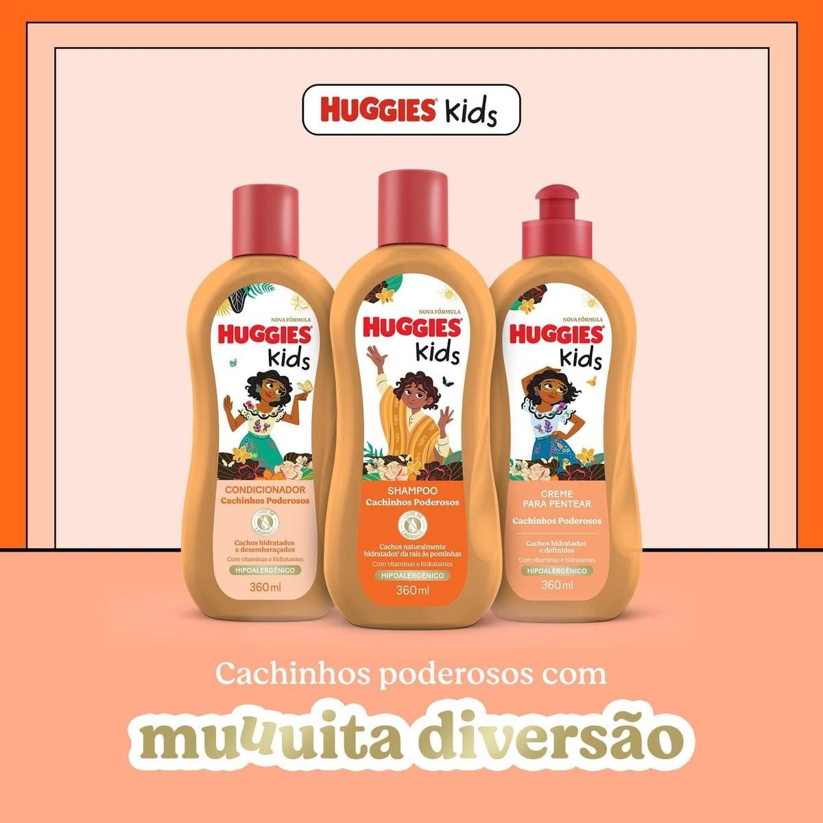 Shampoo Infantil Huggies Kids Cachinhos Poderosos 360ml — imagem 4 | Drogaria Taveira