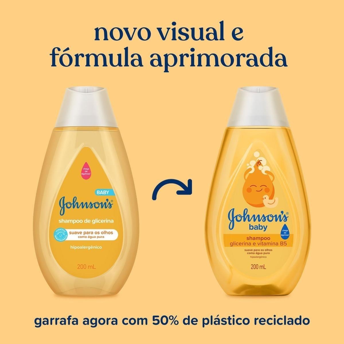 Shampoo Infantil Johnson's Baby Chega de Lágrimas 200ml — imagem 4 | Drogaria Taveira