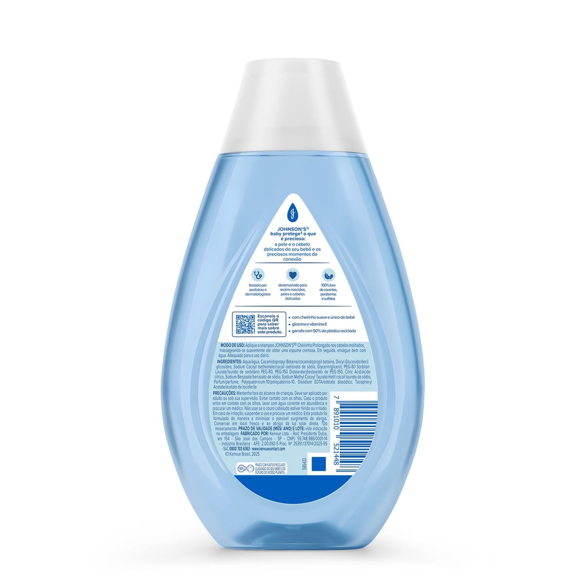 Shampoo Infantil Johnson's Baby Cheirinho Prolongado 400ml — imagem 3 | Drogaria Taveira
