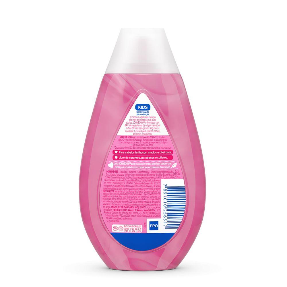 Shampoo Infantil Johnson's Baby Gotas de Brilho 200ml — imagem 3 | Drogaria Taveira