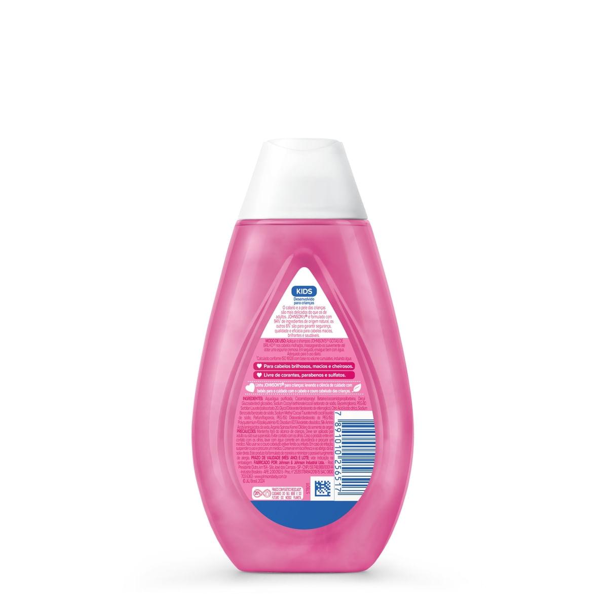 Shampoo Infantil Johnson's Baby Gotas de Brilho 200ml — imagem 4 | Drogaria Taveira
