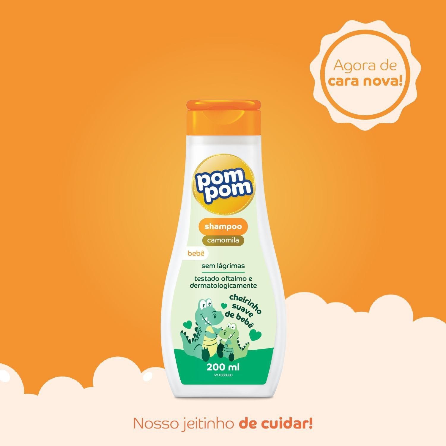 Shampoo Infantil Pom Pom Camomila 200ml — imagem 2 | Drogaria Taveira