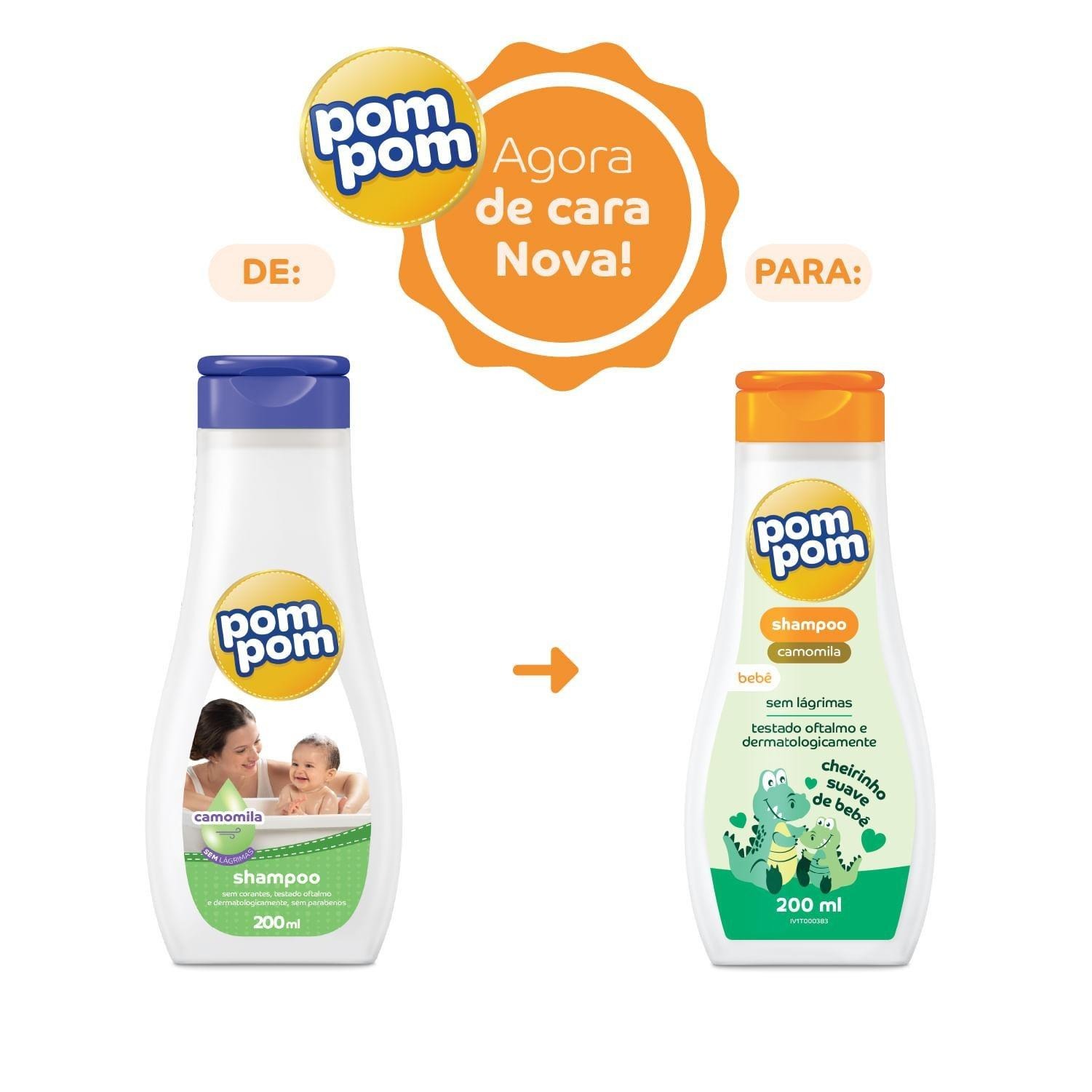 Shampoo Infantil Pom Pom Camomila 200ml — imagem 3 | Drogaria Taveira