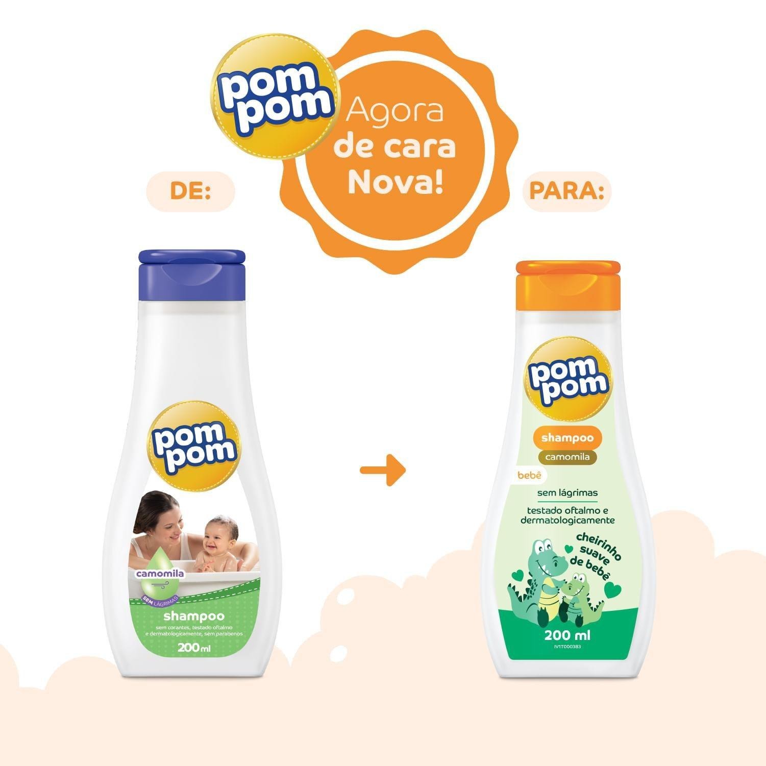 Shampoo Infantil Pom Pom Camomila 200ml — imagem 4 | Drogaria Taveira