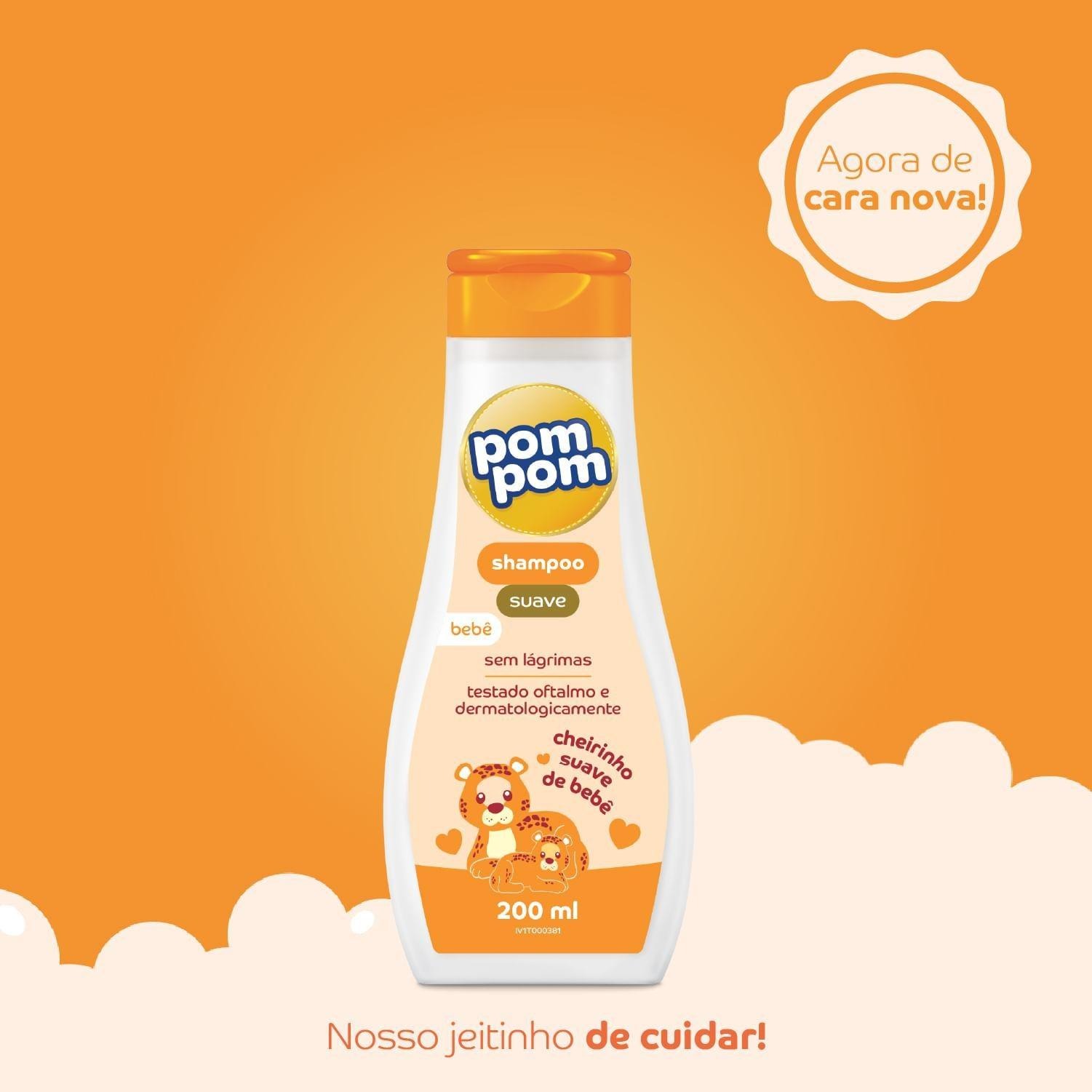 Shampoo Infantil Pom Pom Suave 200ml — imagem 2 | Drogaria Taveira