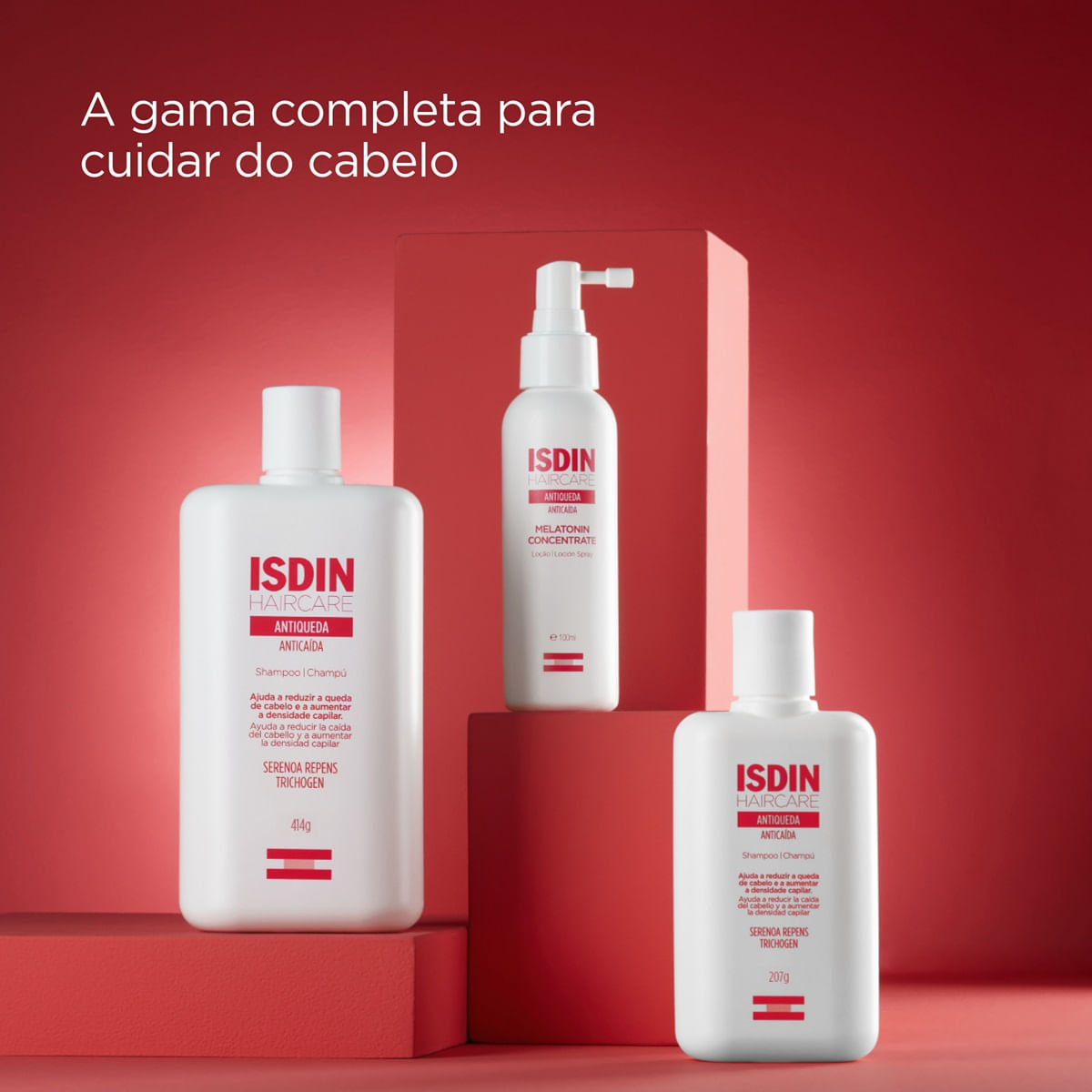 Shampoo ISDIN Hair Care Antiqueda 414g — imagem 4 | Drogaria Taveira