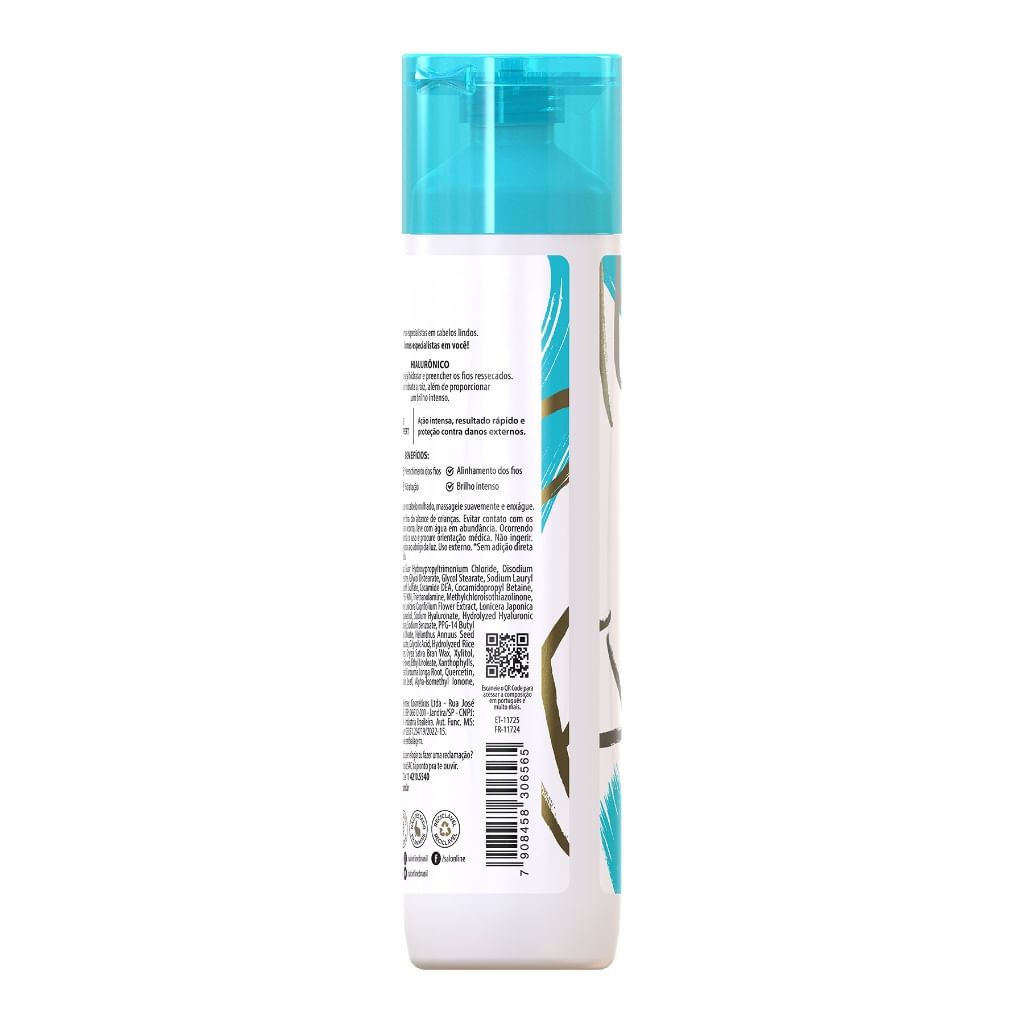 Shampoo Meu Liso Spa Capilar - Ácido Hialurônico 300ml — imagem 3 | Drogaria Taveira
