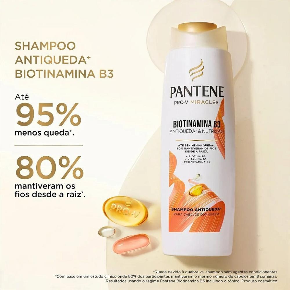 Shampoo Pantene Biotinamina B3 - Antiqueda e Nutrição 175ml — imagem 2 | Drogaria Taveira