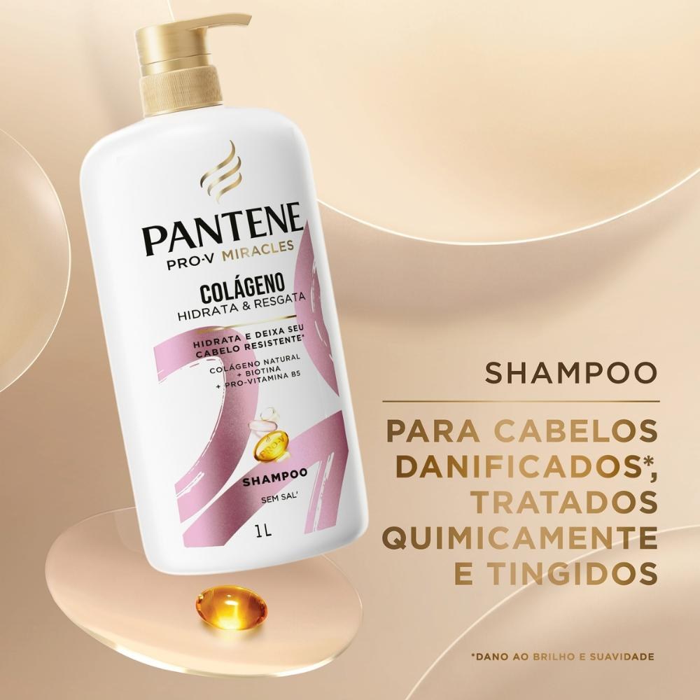Shampoo Pantene Colágeno - 1L — imagem 4 | Drogaria Taveira