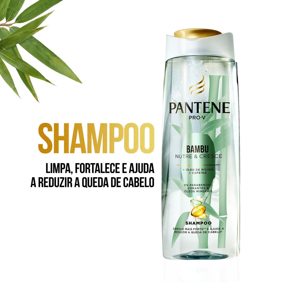 Shampoo Pantene Pro-V Bambu Nutre & Cresce 400ml — imagem 2 | Drogaria Taveira