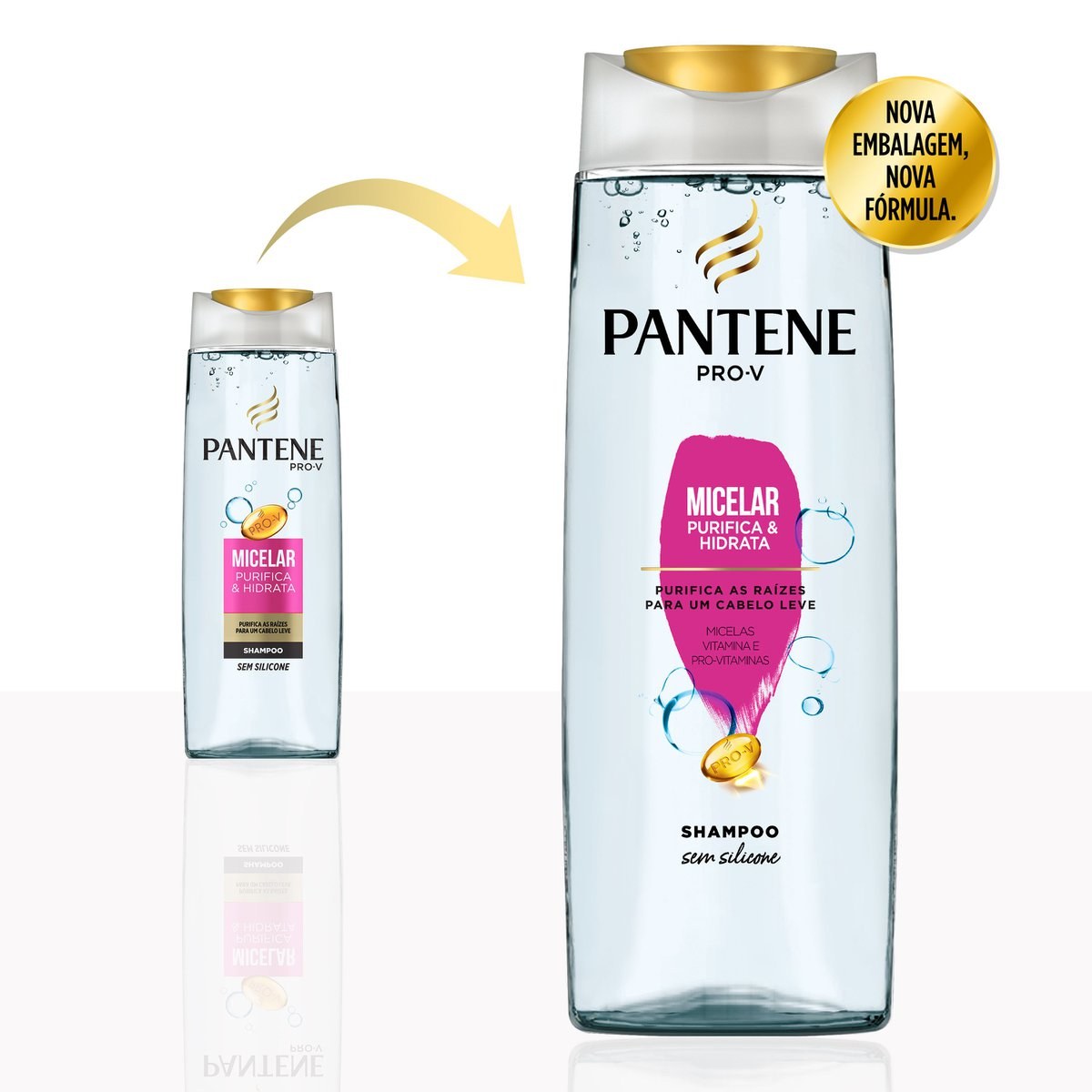 Shampoo Pantene Pro-V Micelar Purifica & Hidrata 200ml — imagem 3 | Drogaria Taveira