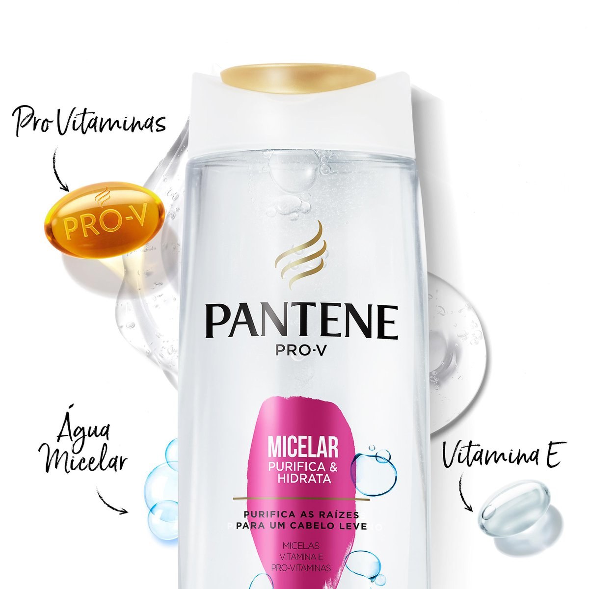 Shampoo Pantene Pro-V Micelar Purifica & Hidrata 200ml — imagem 4 | Drogaria Taveira