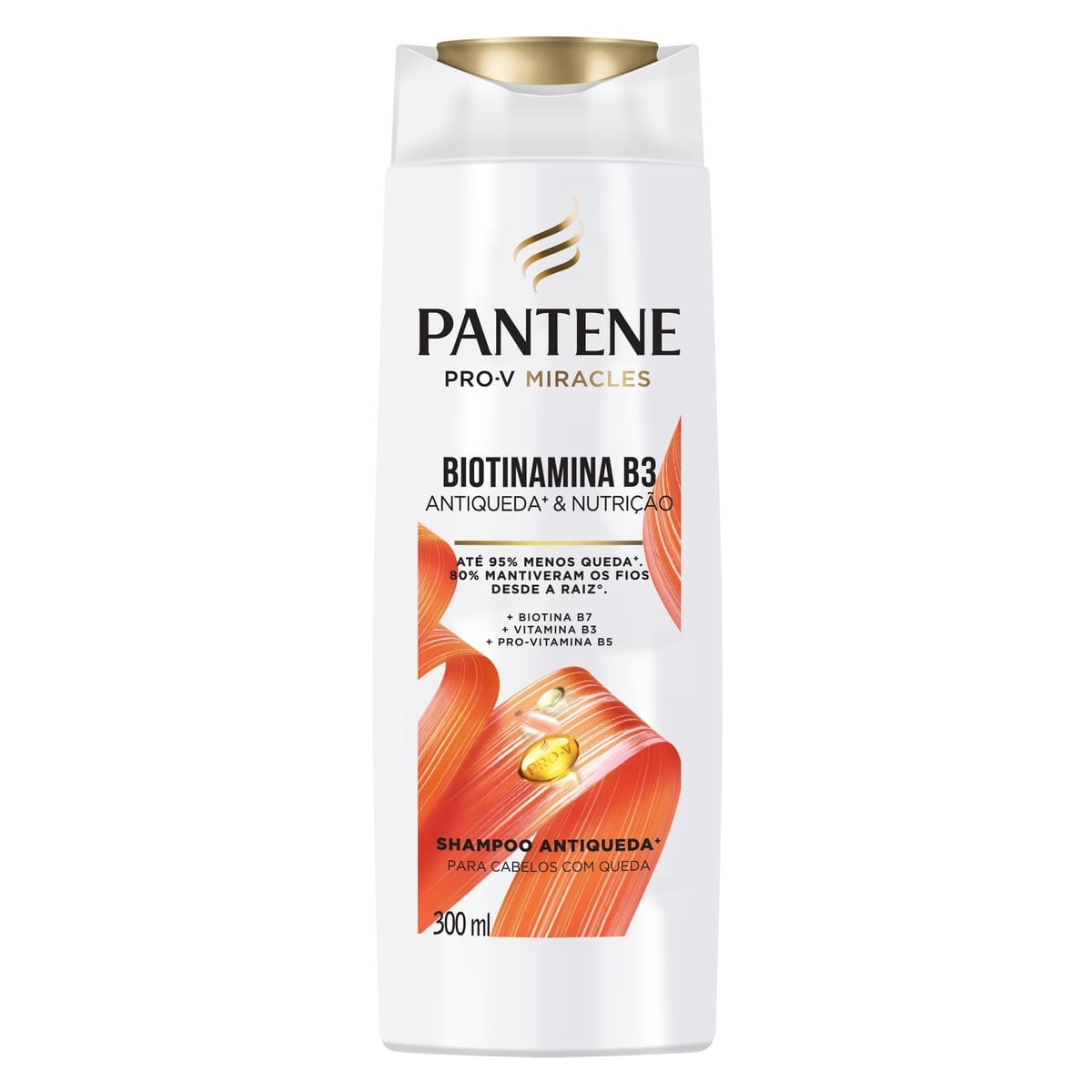 Shampoo Pantene Pro-V Miracles Biotinamina B3 Antiquebra & Nutrição 300ml — imagem 2 | Drogaria Taveira