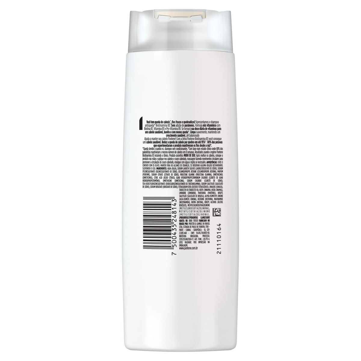 Shampoo Pantene Pro-V Miracles Biotinamina B3 Antiquebra & Nutrição 300ml — imagem 3 | Drogaria Taveira