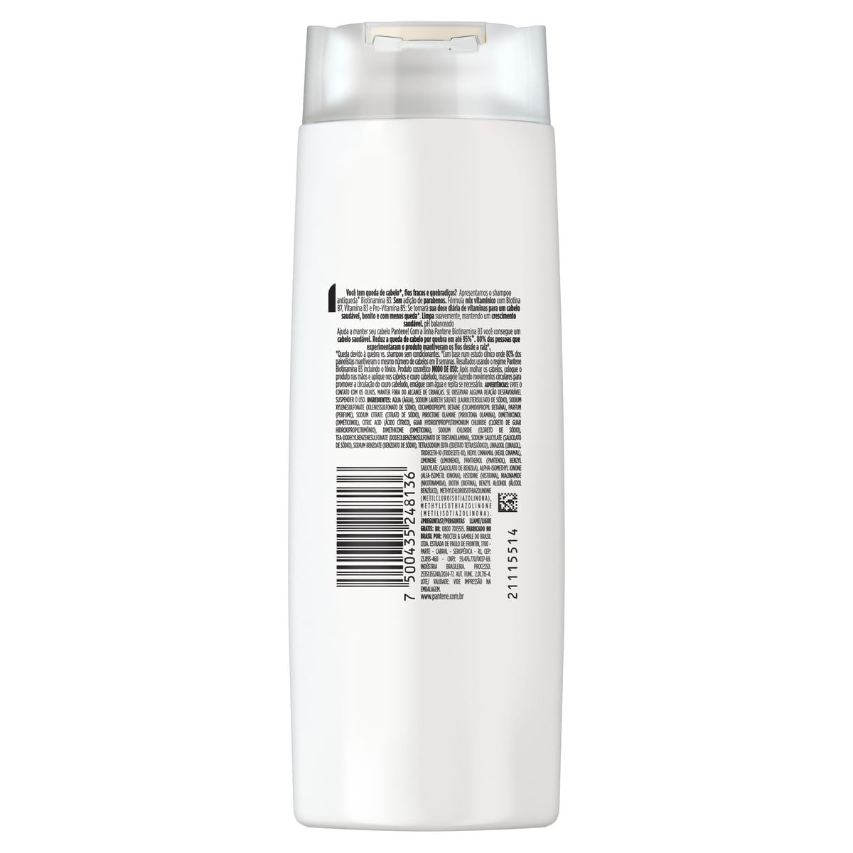 Shampoo Pantene Pro-V Miracles Biotinamina B3 Antiquebra & Nutrição 510ml — imagem 4 | Drogaria Taveira
