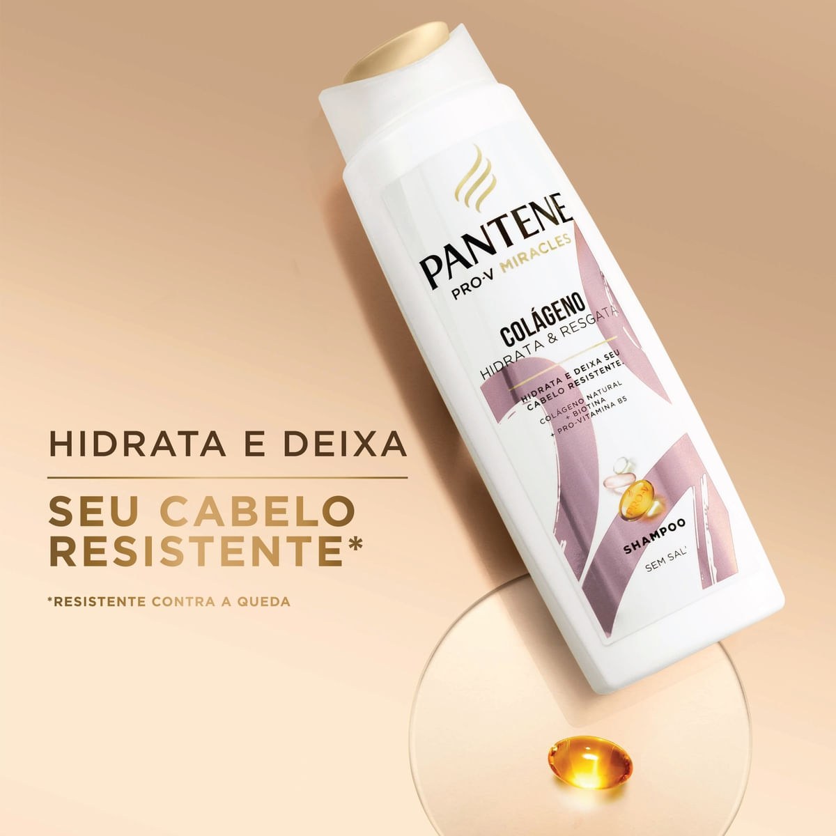 Shampoo Pantene Pro-V Miracles Colágeno Hidrata & Resgata 300ml — imagem 3 | Drogaria Taveira