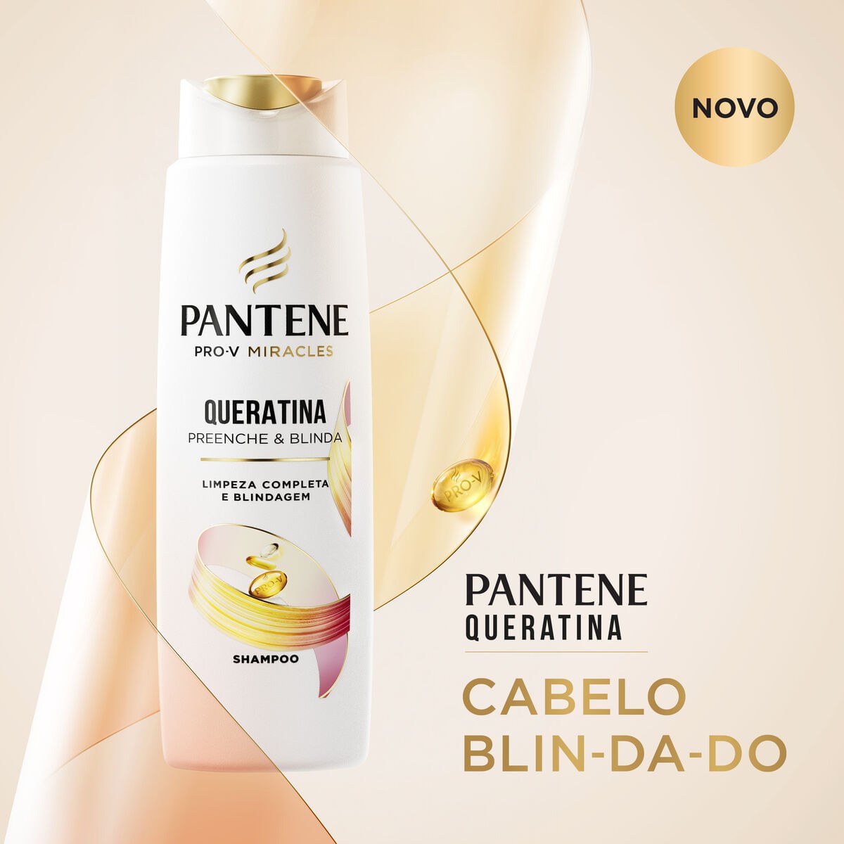 Shampoo Pantene Pro-V Miracles Queratina Preenche & Blinda 175ml — imagem 2 | Drogaria Taveira