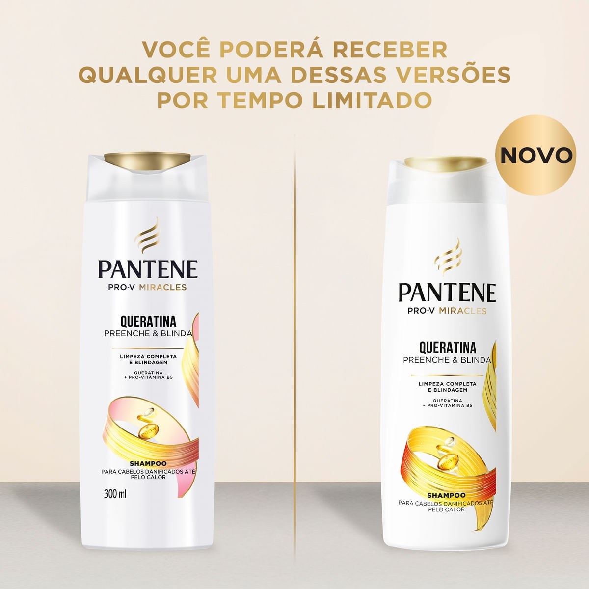 Shampoo Pantene Pro-V Miracles Queratina Preenche & Blinda 300ml — imagem 4 | Drogaria Taveira