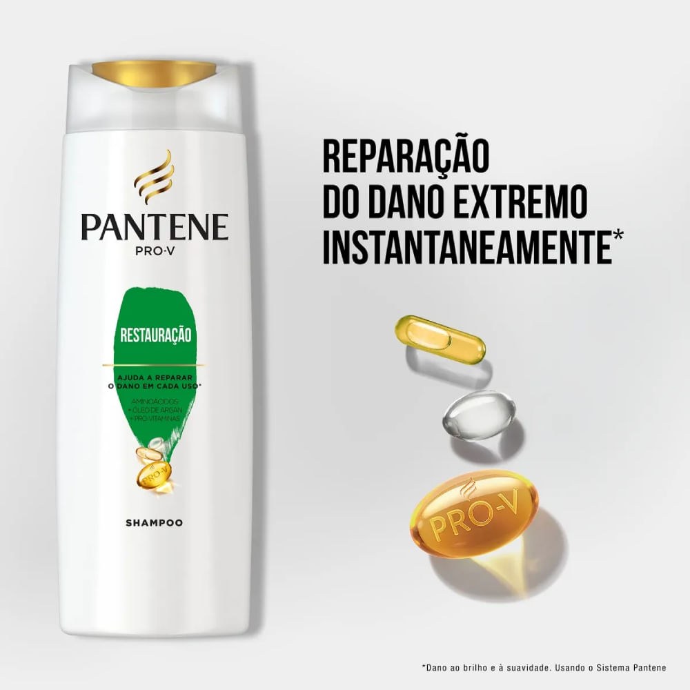 Shampoo Pantene Pro-V Restauração 175ml — imagem 2 | Drogaria Taveira