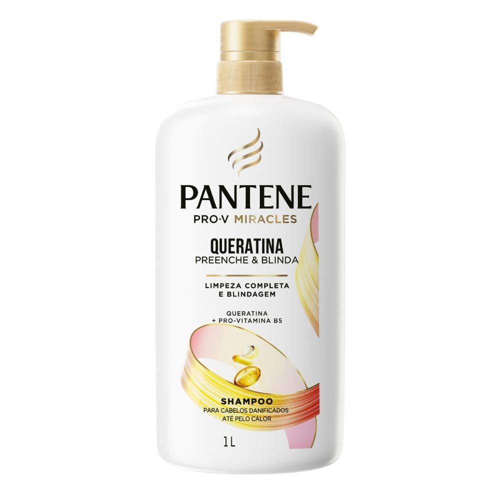 Shampoo Pantene Queratina - 1L — imagem 3 | Drogaria Taveira