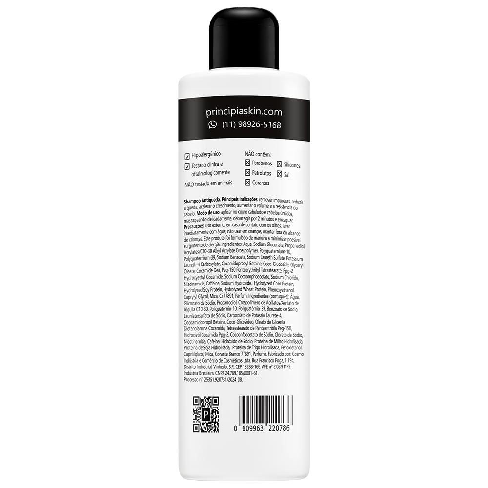 Shampoo Principia AQ-01 Antiqueda 250ml — imagem 3 | Drogaria Taveira