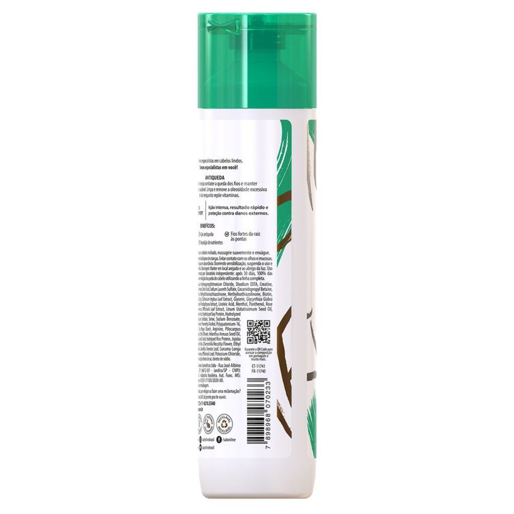 Shampoo Salon Line - Meu Liso Antiqueda Jaborandi 300ml — imagem 2 | Drogaria Taveira