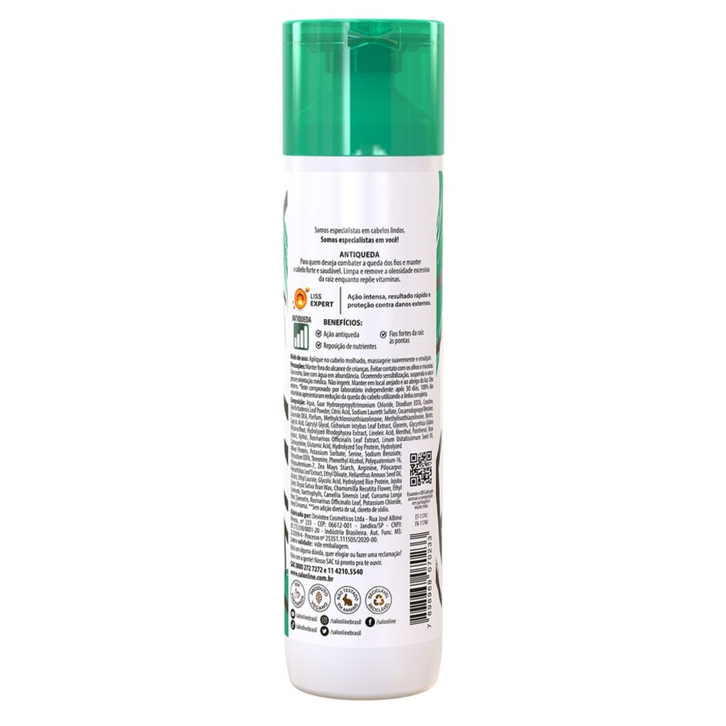 Shampoo Salon Line - Meu Liso Antiqueda Jaborandi 300ml — imagem 3 | Drogaria Taveira