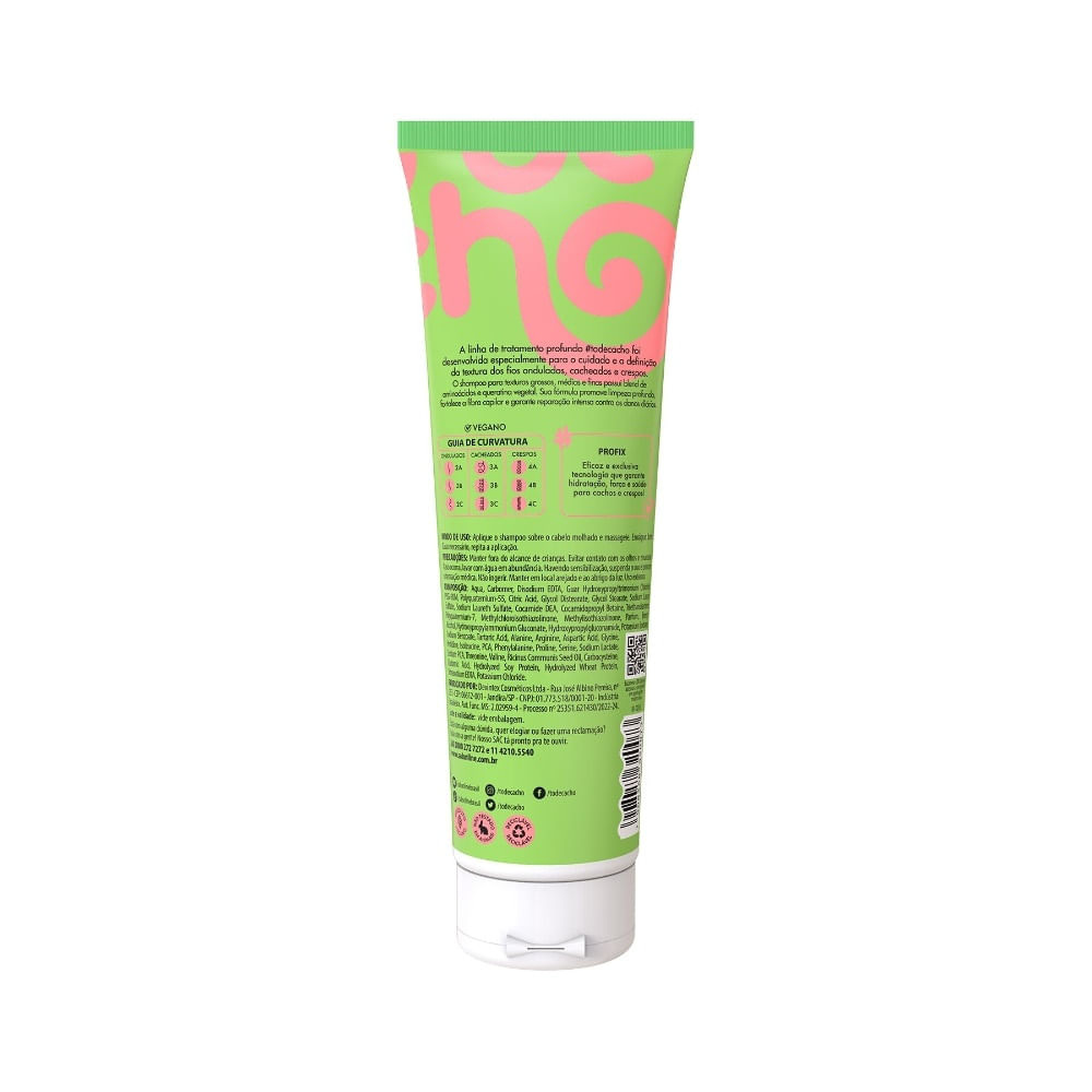 Shampoo #todecacho - Reparação Fortalecedora 250ml — imagem 2 | Drogaria Taveira