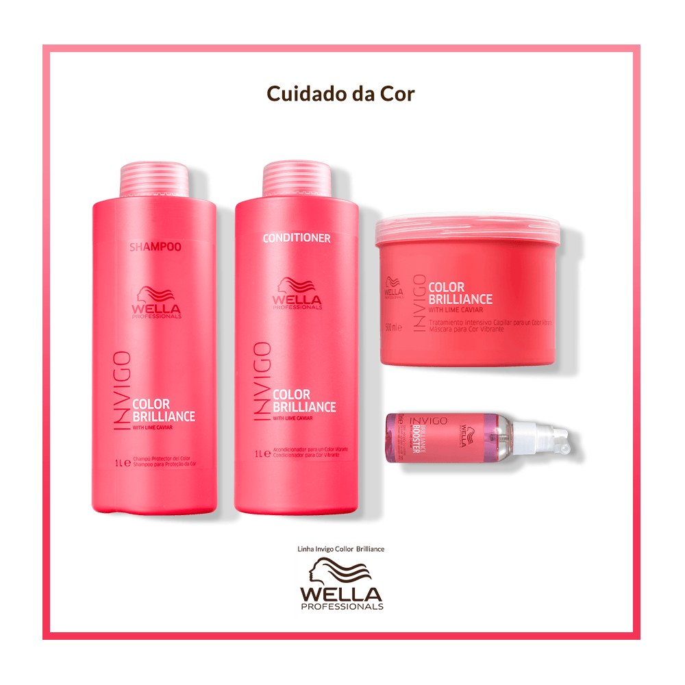 Shampoo Wella Professionals Invigo Color Brilliance 1000 ml — imagem 3 | Drogaria Taveira