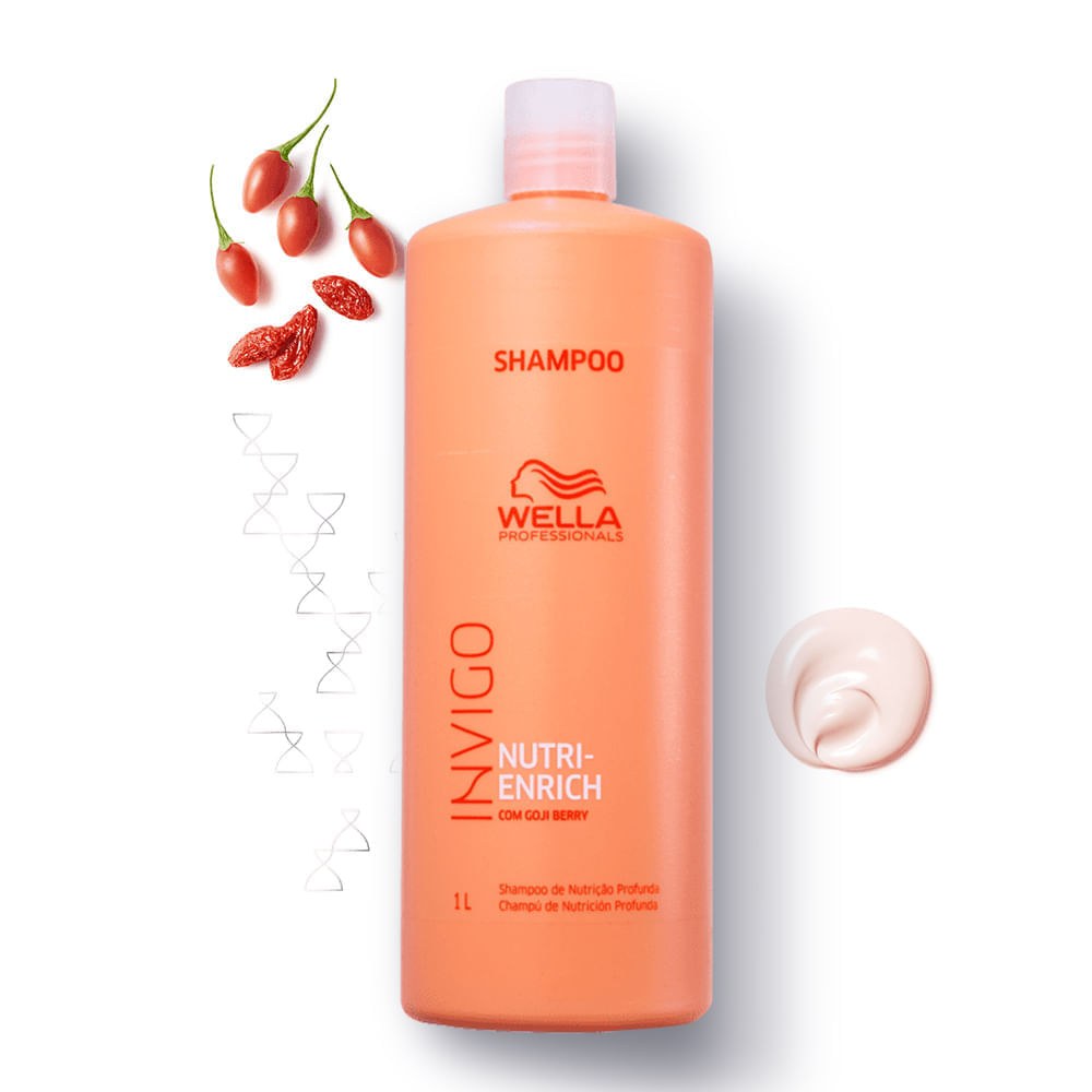 Shampoo Wella Professionals Invigo Nutri Enrich 1000ml — imagem 4 | Drogaria Taveira