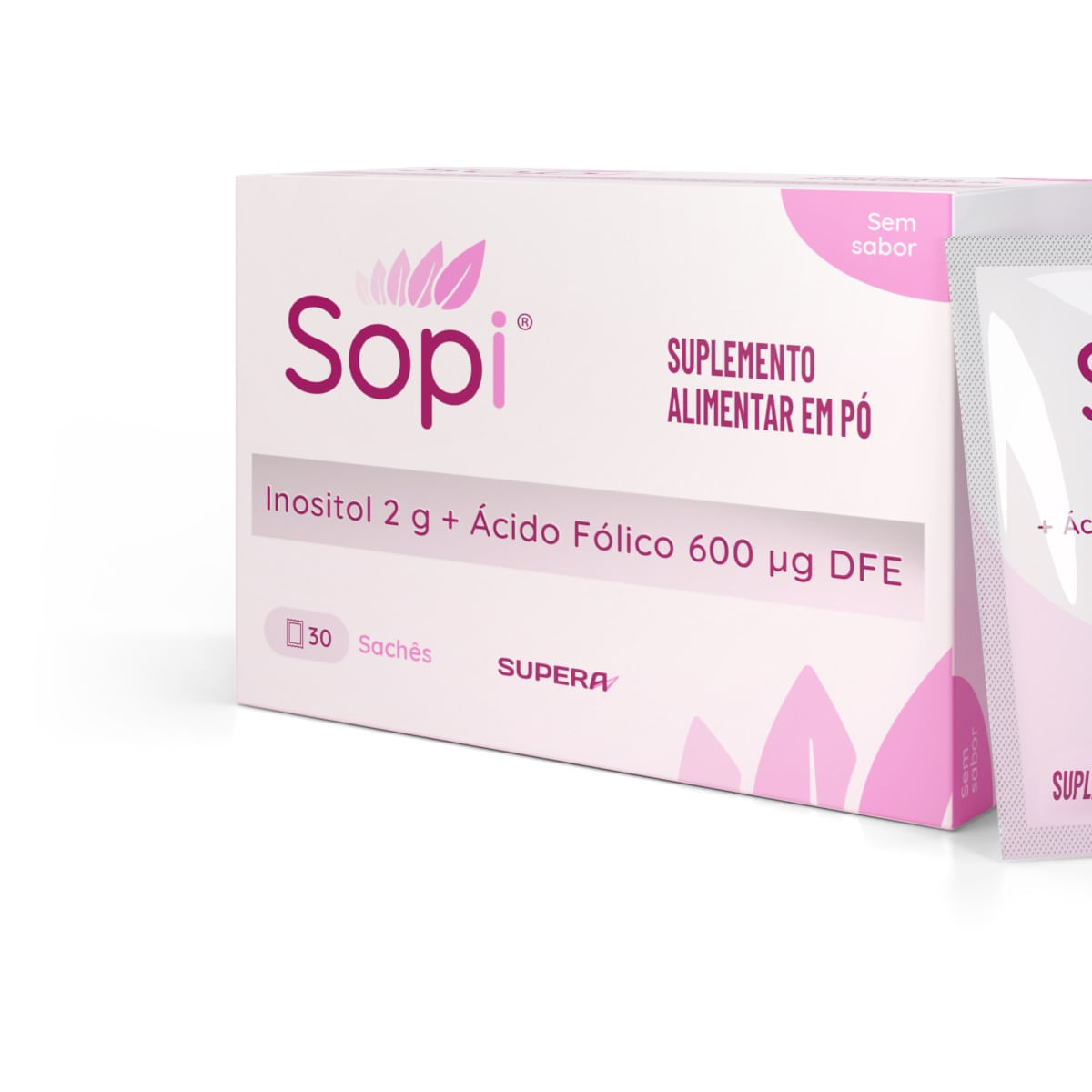 Sopi 2g + 600mcg Sem Sabor Pó para Solução Oral 30 Sachês — Sopi | Drogaria Taveira