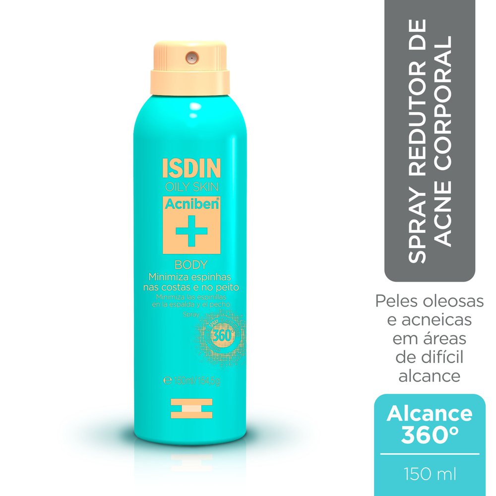 Spray Corporal ISDIN Acniben Antiacne 150ml — imagem 2 | Drogaria Taveira