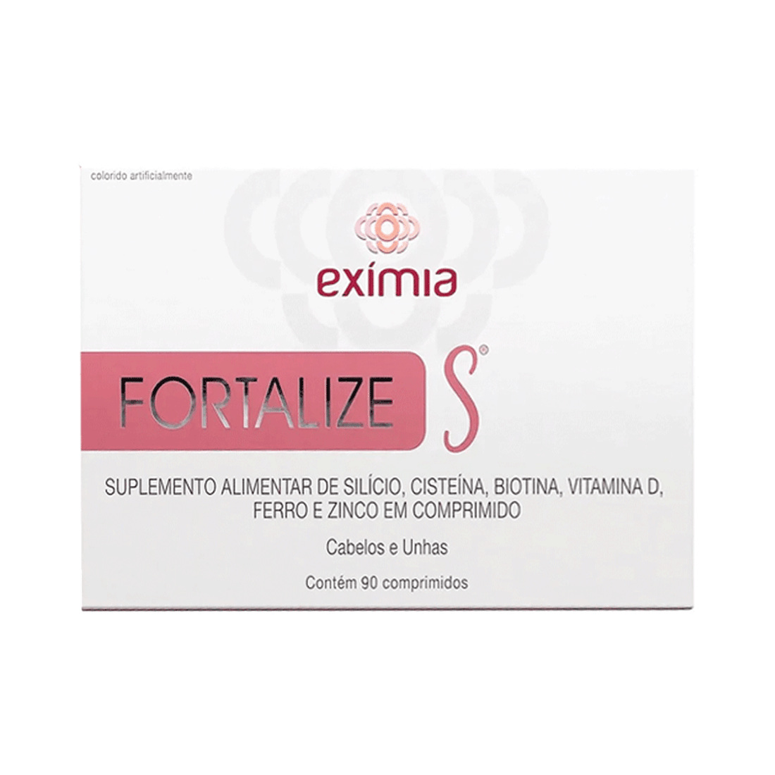 Suplemento Alimentar Exímia Fortalize S Cabelos e Unhas 90 Comprimidos — Eximia | Drogaria Taveira