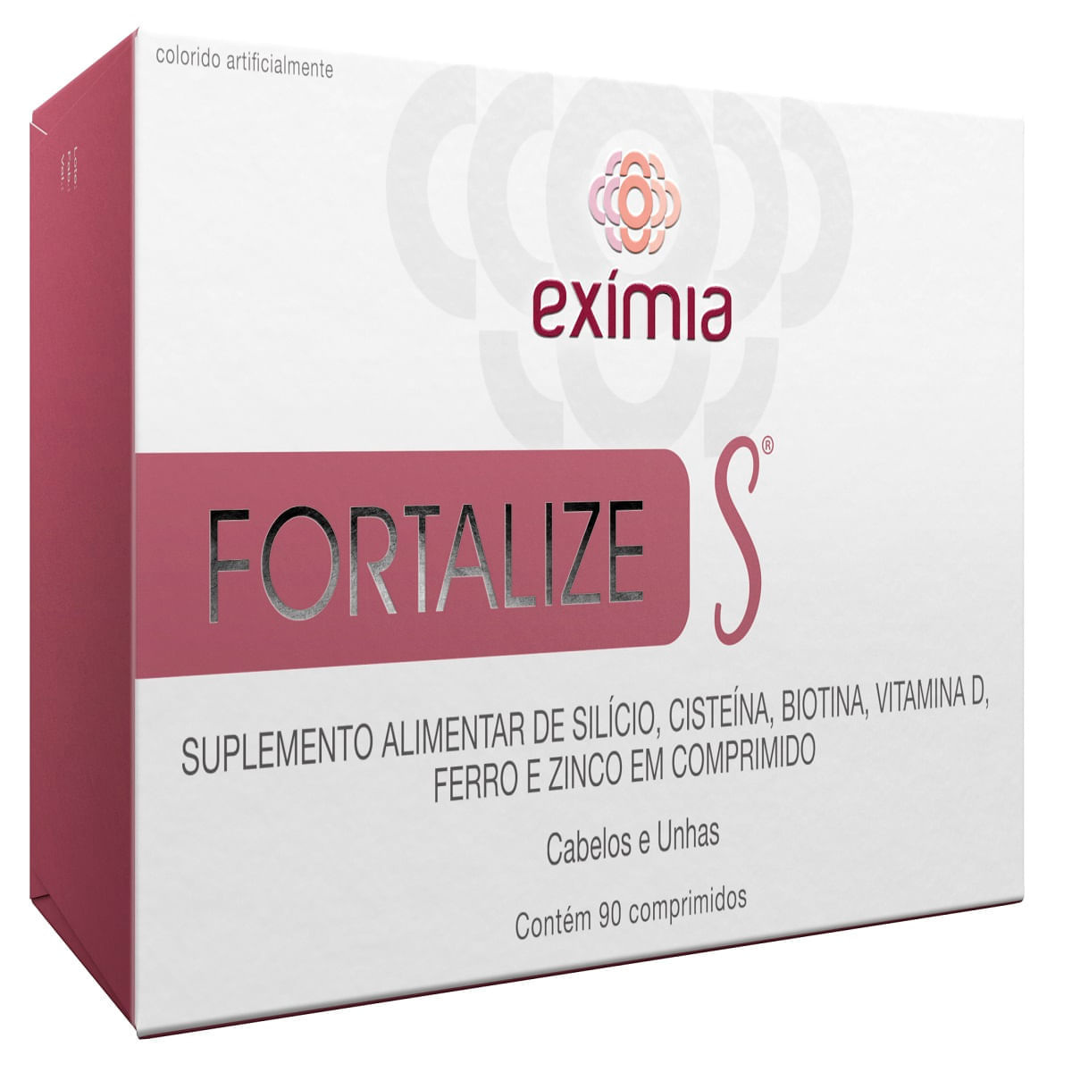 Suplemento Alimentar Exímia Fortalize S Cabelos e Unhas 90 Comprimidos — imagem 2 | Drogaria Taveira