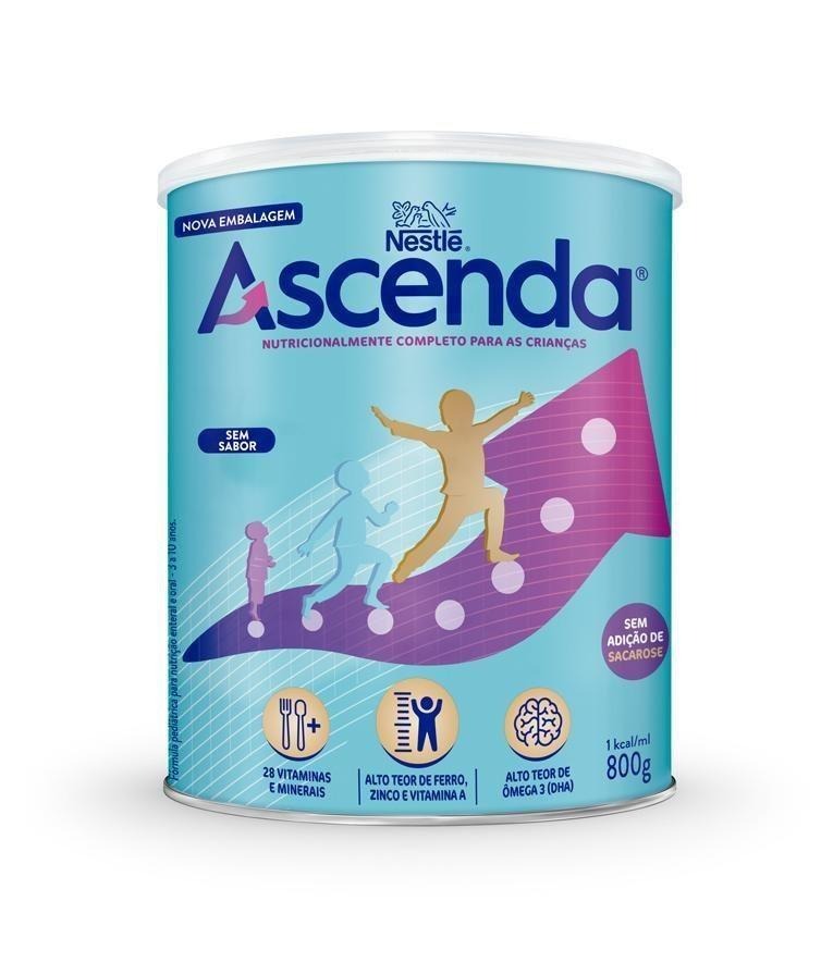 Suplemento Alimentar Infantil Ascenda Sem Sabor 800g — Ascenda | Drogaria Taveira