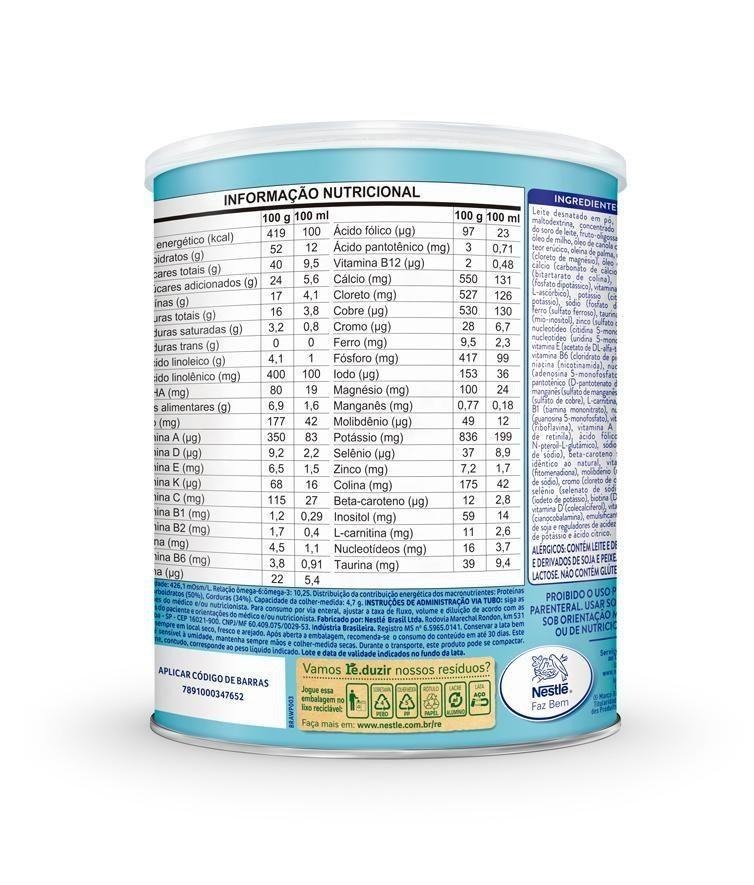 Suplemento Alimentar Infantil Ascenda Sem Sabor 800g — imagem 4 | Drogaria Taveira