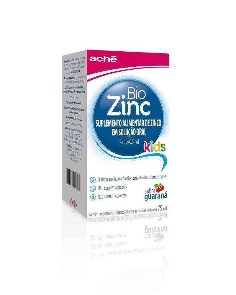 Suplemento Alimentar Infantil Biozinc Kids 2mg/0,5ml Sabor Guaraná Solução Oral 75ml — Biozinc | Drogaria Taveira