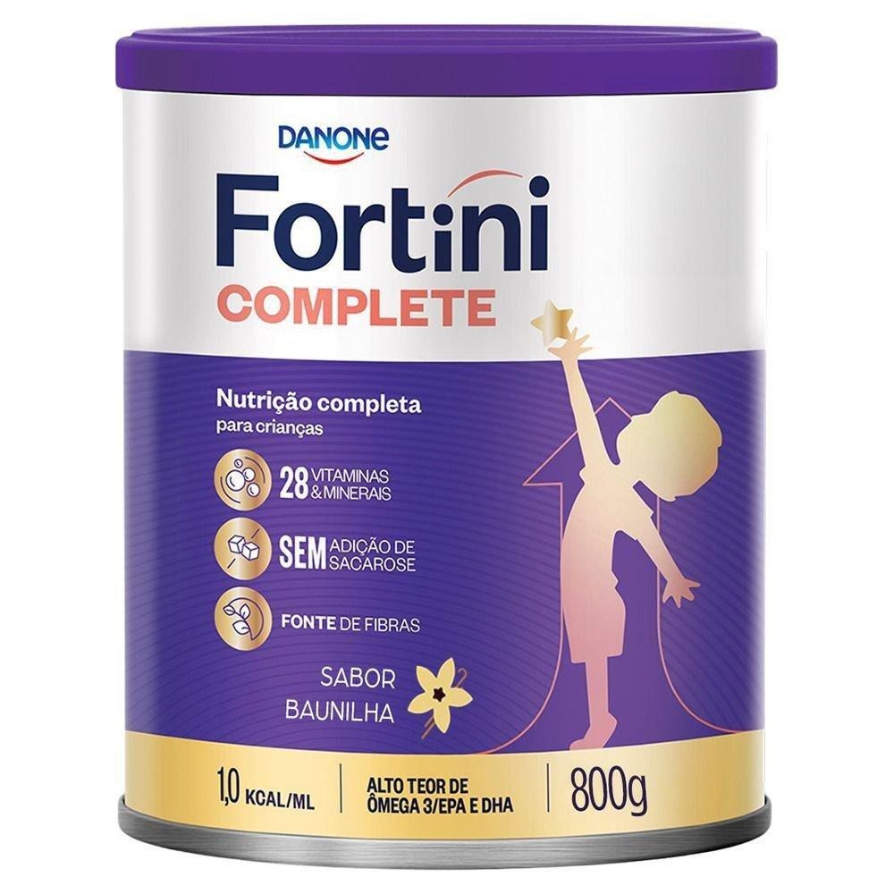 Suplemento Alimentar Infantil Fortini Complete Sabor Baunilha 800g — Milnutri | Drogaria Taveira