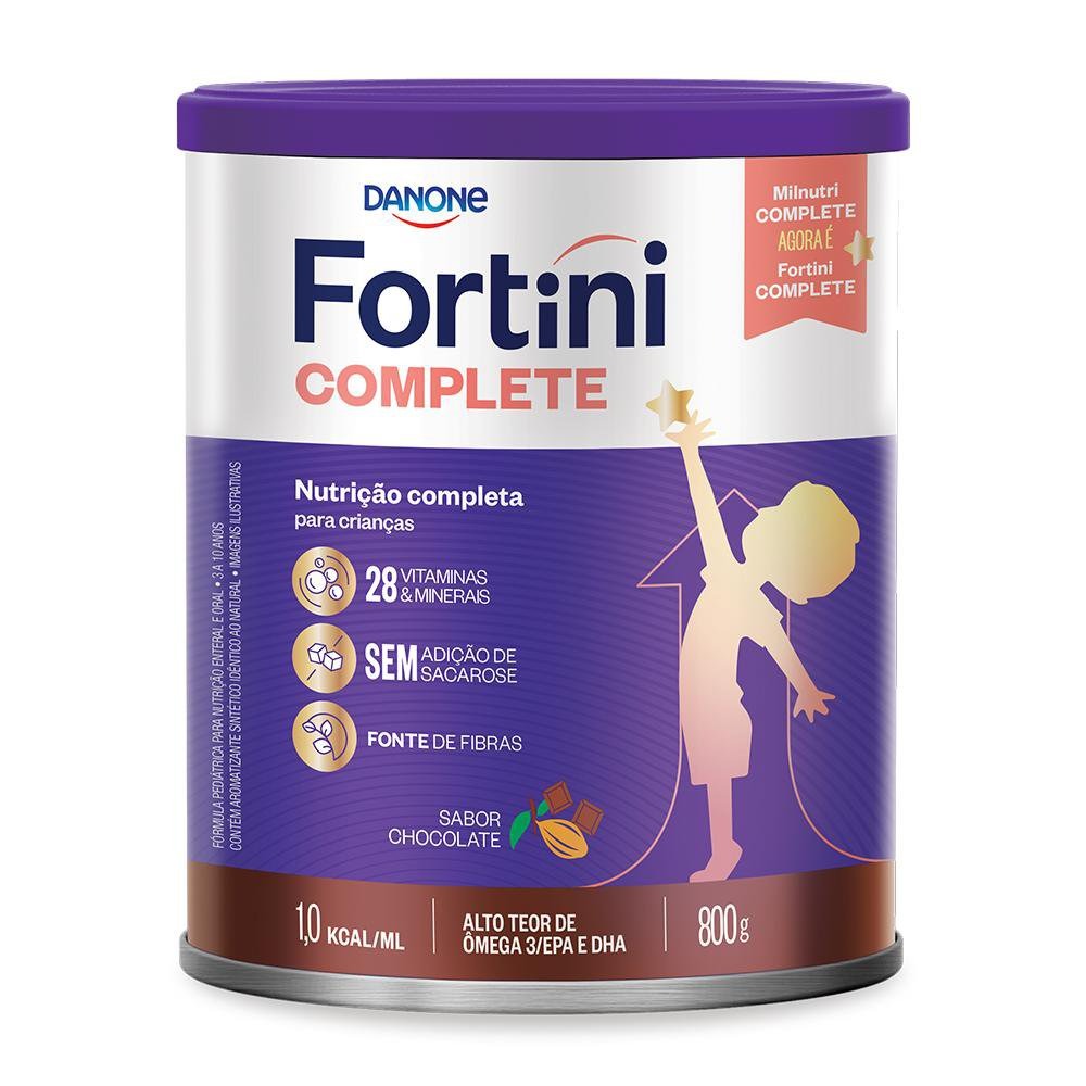 Suplemento Alimentar Infantil Fortini Complete Sabor Chocolate 800g — Fortini | Drogaria Taveira
