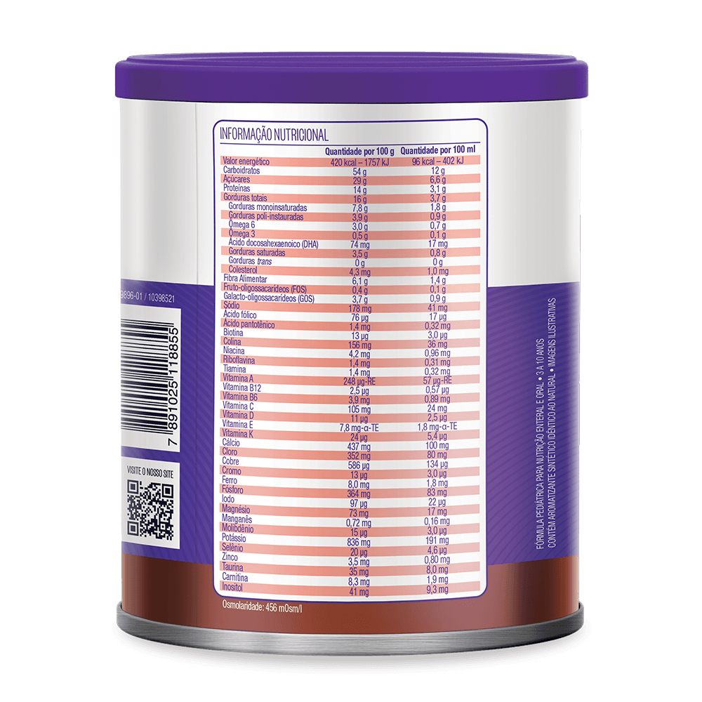 Suplemento Alimentar Infantil Fortini Complete Sabor Chocolate 800g — imagem 3 | Drogaria Taveira